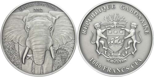 Gabon 1.000 Franc, 2012, Africa - ... 