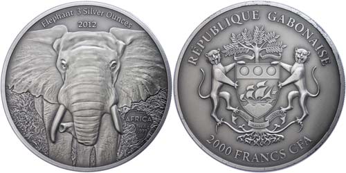 Gabon 2.000 Franc, 2012, Africa - ... 