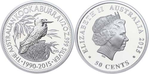 Australia 50 cents, 2015, 25. ... 
