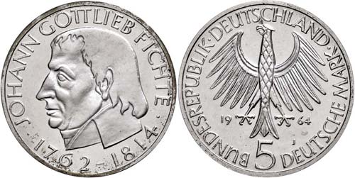 Münzen Bund ab 1946 1964, 5 Mark, ... 