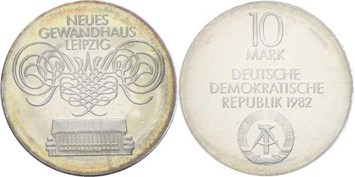 Münzen DDR 10 Mark, 1982, ... 