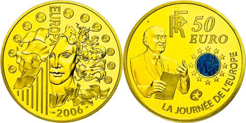 Frankreich 50 Euro, Gold, 2006, ... 