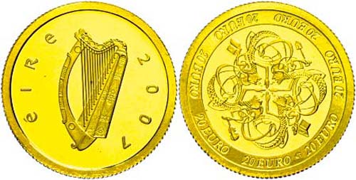 Ireland 20 Euro, Gold, 2007, Fb. ... 