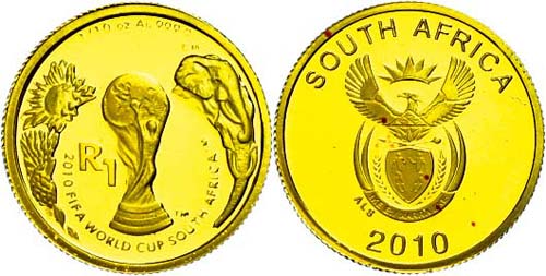 South Africa 1 margin, Gold, 2010, ... 