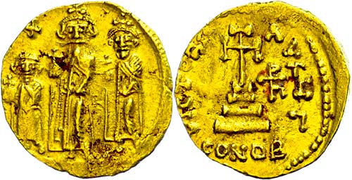 Coins Byzantium Heraclius, ... 