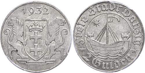Coins German Areas Gdansk, 2 ... 