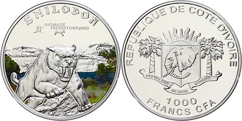 Elfenbeinküste 1.000 Francs, ... 