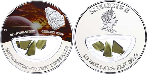 Fiji 10 Dollars, 2012, Meteorites ... 