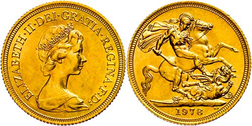Great Britain Sovereign, Gold, ... 