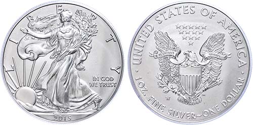 USA Dollar, 2015, W, Silver Eagle, ... 