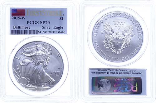 Coins USA Dollar, 2015, W, Silver ... 