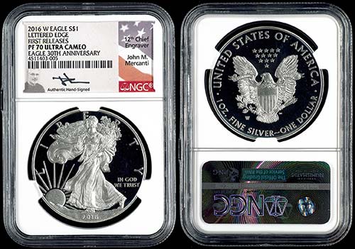 Coins USA Dollar, 2016, W, Silver ... 