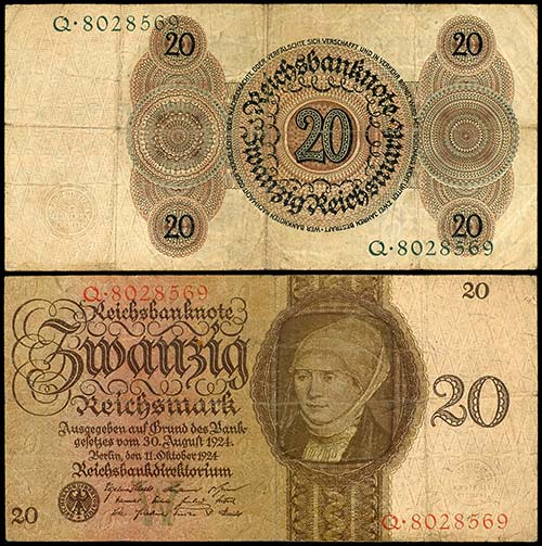 Deutsche Reichsbanknoten 1874-1945 ... 