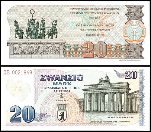  20 Mark commemorative banknote, ... 