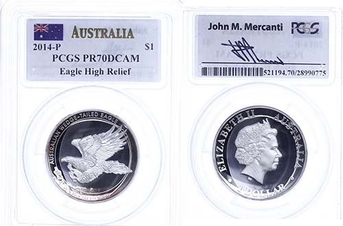 Australia 1 Dollar, 2014, wedge ... 