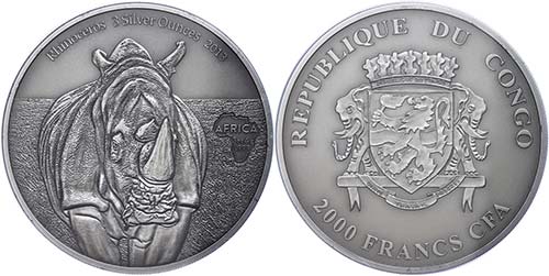 Republic of the Congo 2.000 Franc, ... 