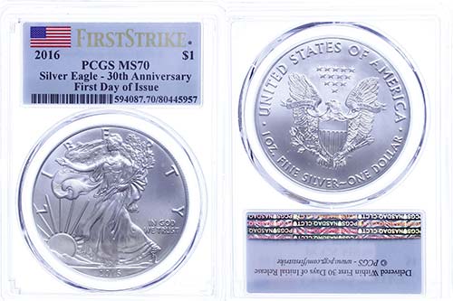 USA 1 Dollar, 2016, Silver Eagle, ... 