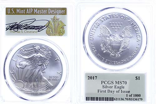 USA 1 Dollar, 2017, Silver Eagle, ... 