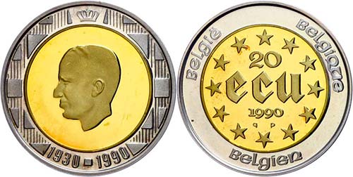 Belgium  20 European Currency ... 