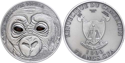 Cameroun  1.000 Franc, 2013, baby ... 