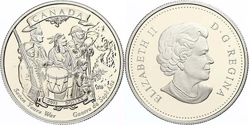 Canada  1 Dollar, 2013, 250 years ... 