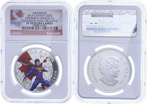 Canada  20 Dollars, 2015, Superman ... 