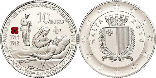 Malta  10 Euro, 2014, a hundred ... 