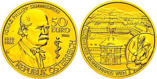 Austria  50 Euro, Gold, 2008, ... 