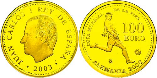 Spanien  100 Euro, Gold, 2003, ... 