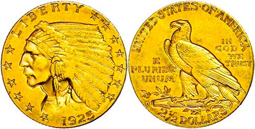 Coins USA  2 + Dollars, Gold, ... 