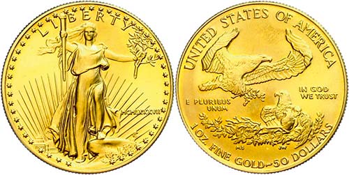 Coins USA  50 Dollars, Gold, 1987, ... 