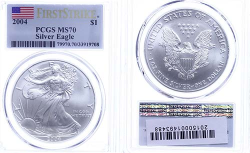 Coins USA  1 Dollar, 2004, in Slab ... 