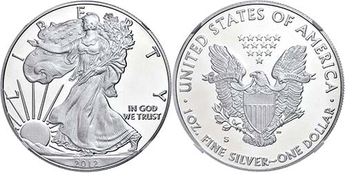 Coins USA  1 Dollar, 2012, S, ... 