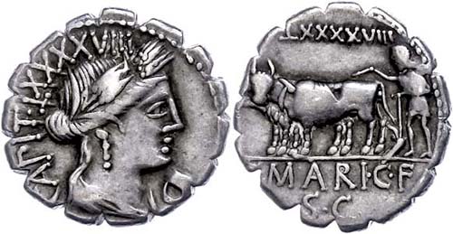Coins Roman Republic C. Marius C. ... 