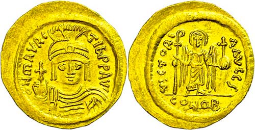 Coins Byzantium Mauricius ... 