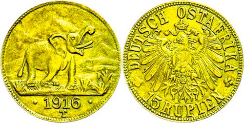 Coins German Colonies DOA, 15 ... 