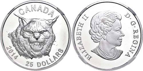 Canada 25 Dollars, 2014, Gideon, ... 