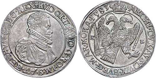 Hungary Thaler, 1583, Rudolf II., ... 