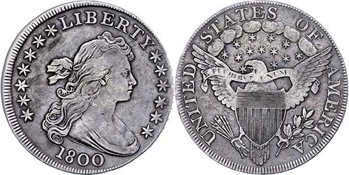 Coins USA 1 Dollar, 1800, ... 