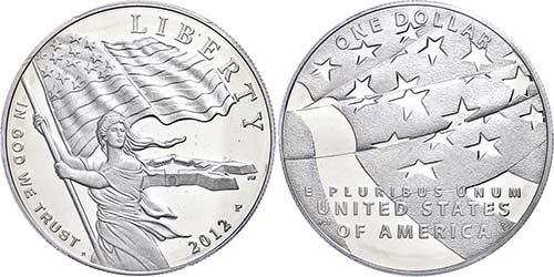 Coins USA 1 Dollar, 2012, P, ... 
