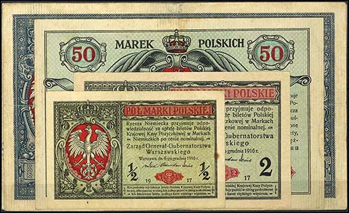 Banknoten Deutsche Besetzung 1. ... 