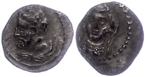 Ancient Greek coins Cilicia, obol ... 