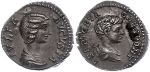 Coins Roman Imperial period Julia ... 