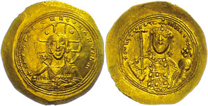 Münzen Byzanz Constantin IX. ... 