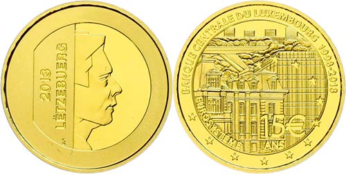 Belgium 15 Euro, Gold, 2013, 15 ... 