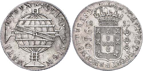 Brasilien 960 Reis, 1817, ... 