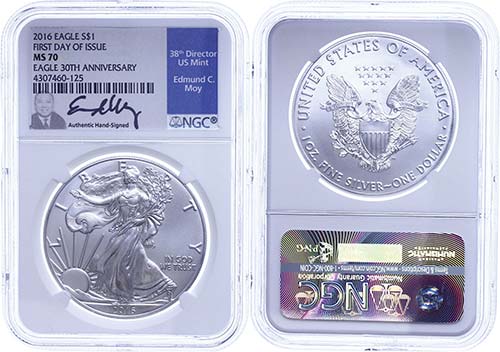 Coins USA 1 Dollar, 2016, Silver ... 