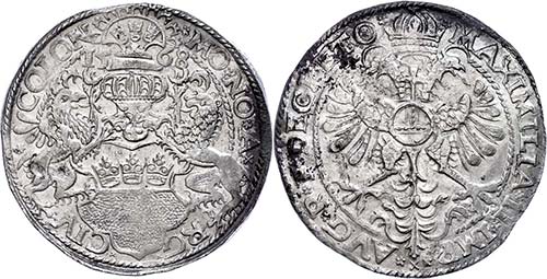 Cologne City Thaler, 1568, with ... 