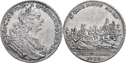 Nürnberg City Thaler, 1754, with ... 