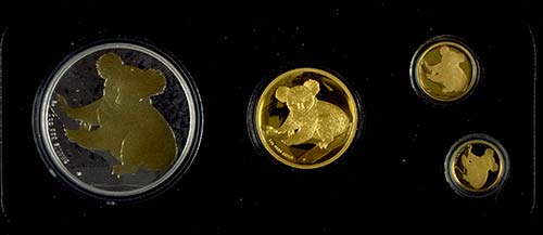 Australia Koala Four Coin Set to 5 ... 